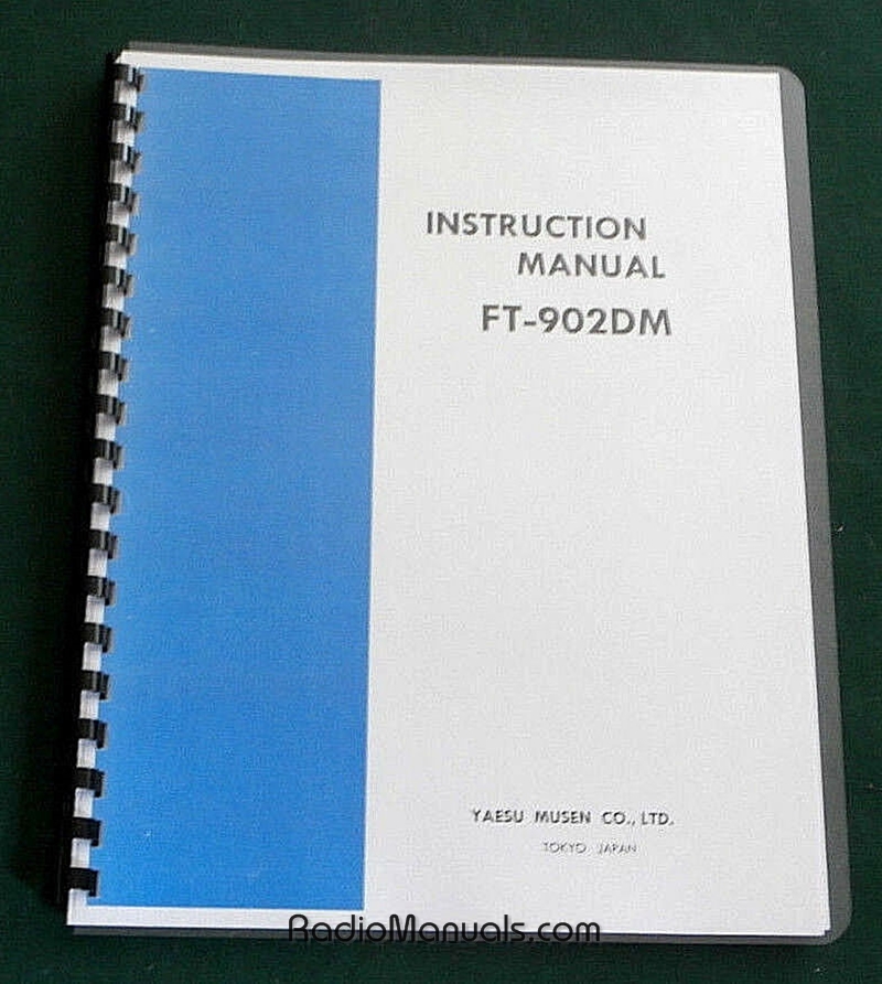 Yaesu FT-902DM Instruction Manual